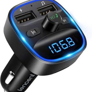 LENCENT T25 trasmettitore FM Bluetooth auto recensito 4.2 stelle